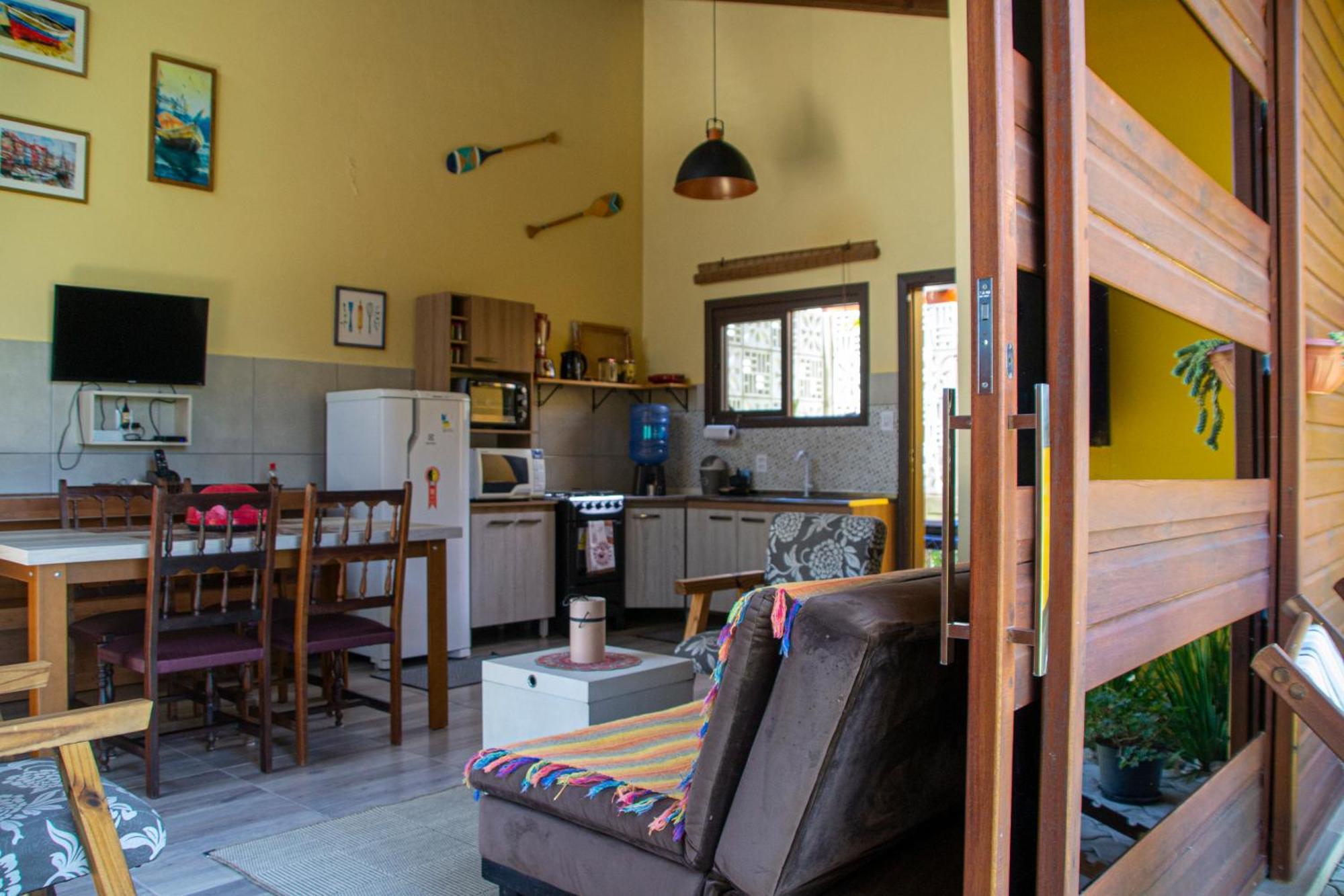 A Casa Amarela - Conforto E Tranquilidade Proximo Ao Mar Balneario Gaivota Bagian luar foto